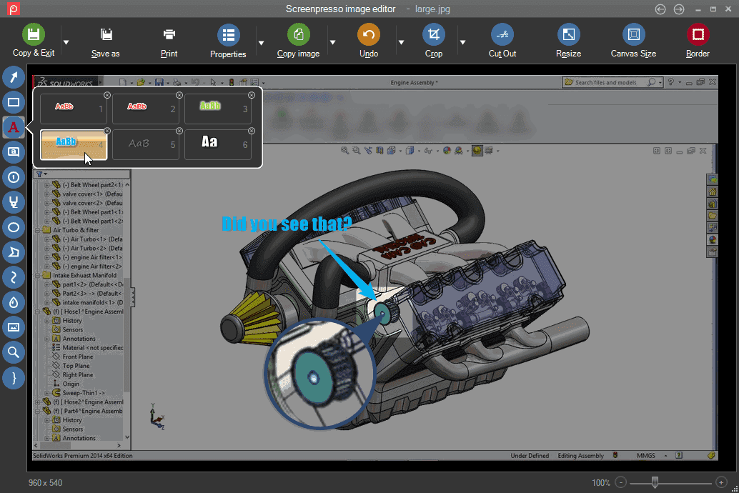 Built-in editor Built-in editor
